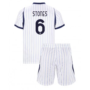 Inter Milan John Stones #6 Gostujuci Dres za Dječji 2026-27 Kratak Rukavima (+ kratke hlače)